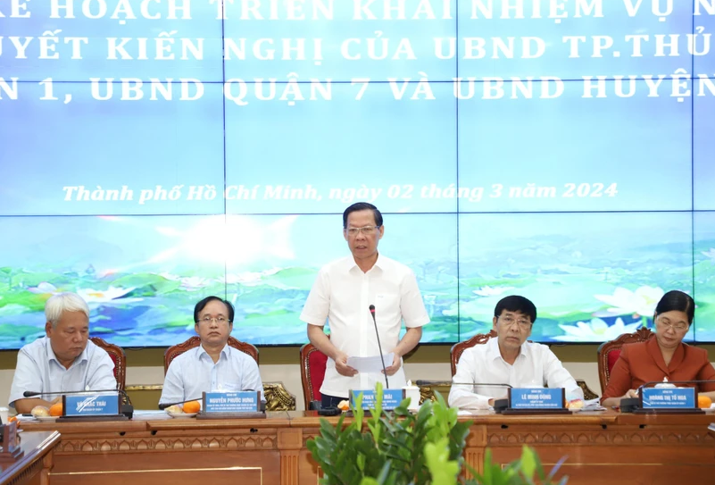 Chủ tịch Phan Văn Mãi: Rút ngắn từ 3 năm còn 1 năm thực hiện dự án 